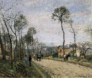 The Road from Louveciennes Camile Pissarro
